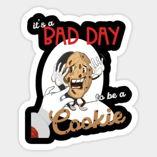 A Bad Day To Be A Cookie - Christmas Sticker